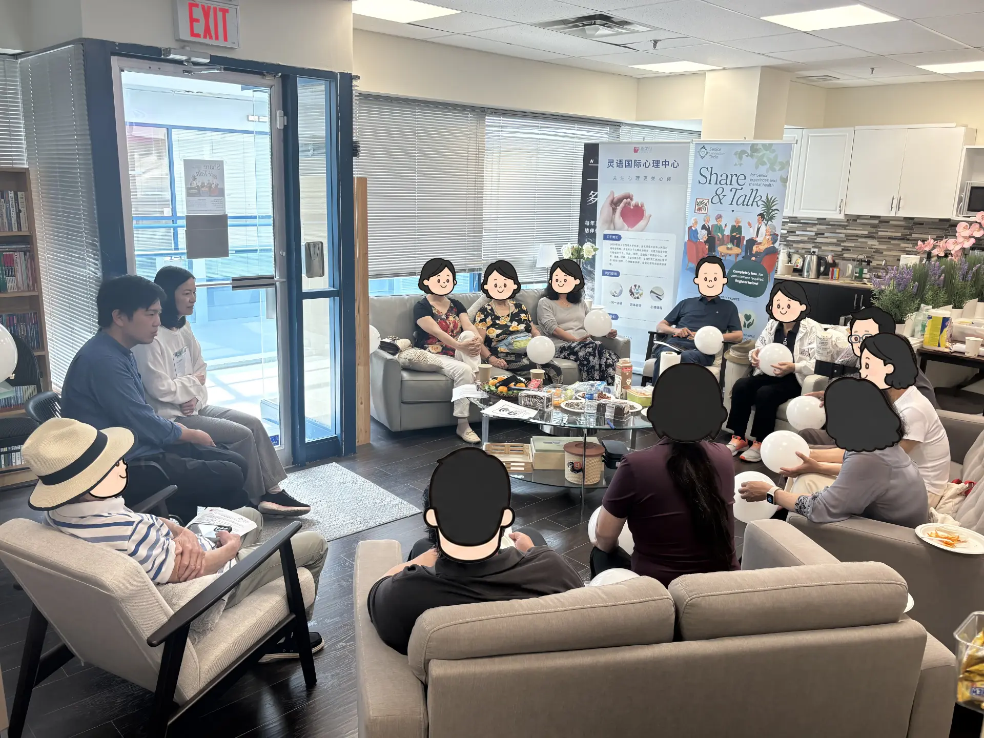 Participants at the Managing Stress session